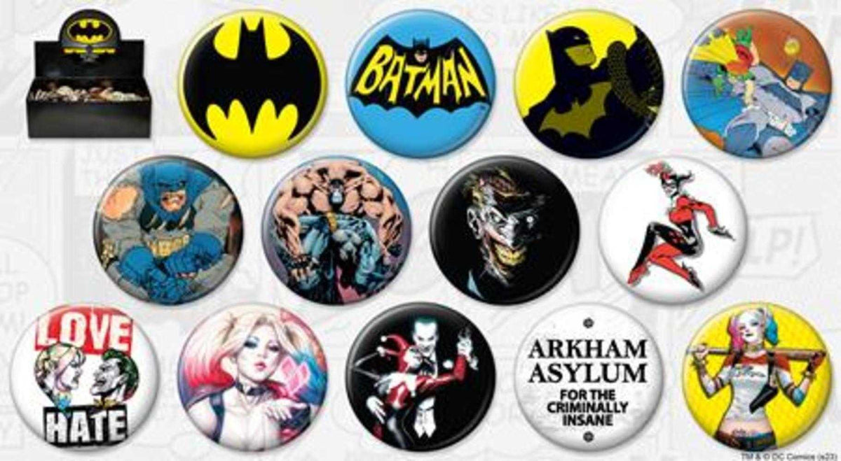 Ata Boy DC Batman 144 Piece Button Assortment