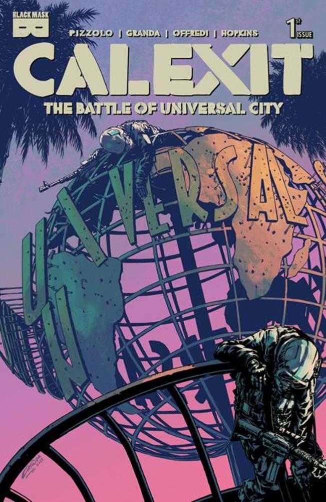 Calexit The Battle Of Universal City #1 (Of 3) Cover B C Granda Twilight Variant (Mature) Previously Solicited