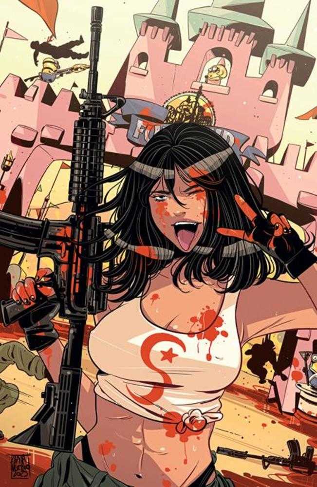 Calexit The Battle Of Universal City #2 (Of 3) Cover D 1 in 10 Luana Vecchio Gallery Edition Variant (Mature)