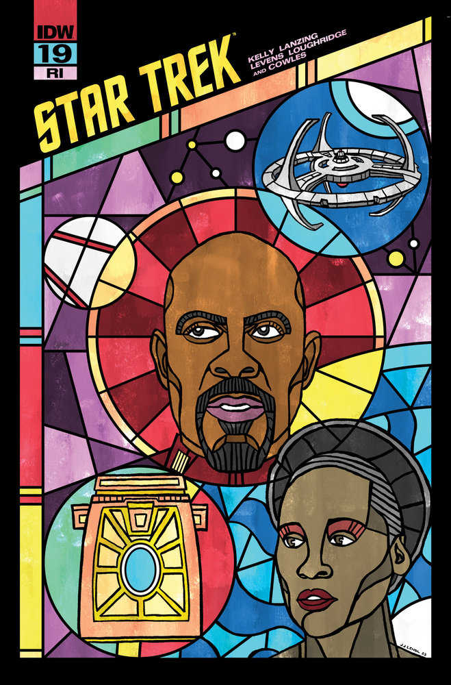 Star Trek #19 Variant Ri (10) (Lendl Connecting Stained Glass Variant)