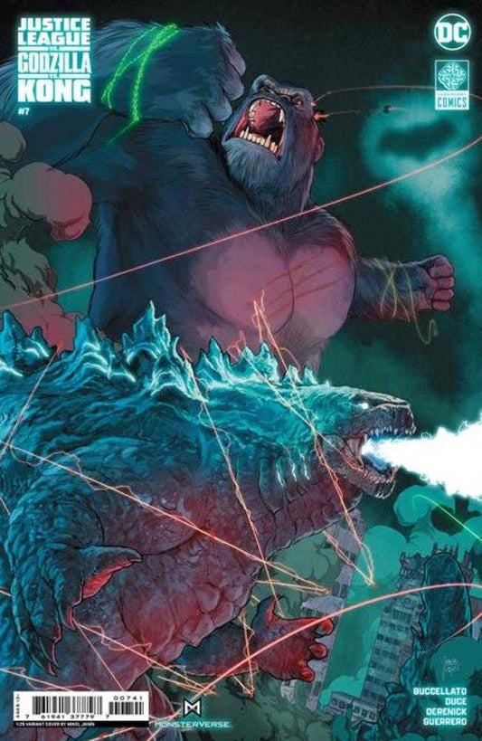 Justice League vs Godzilla vs Kong #7 (Of 7) Cover D 1 in 25 Mikel Janin Card Stock Variant