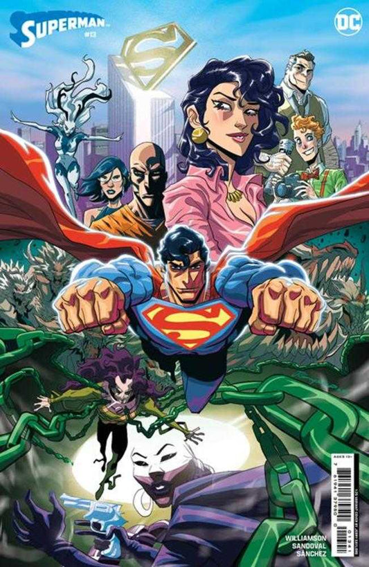 Superman #13 Cover G 1 in 25 Jerry Gaylord Card Stock Variant (House Of Brainiac)