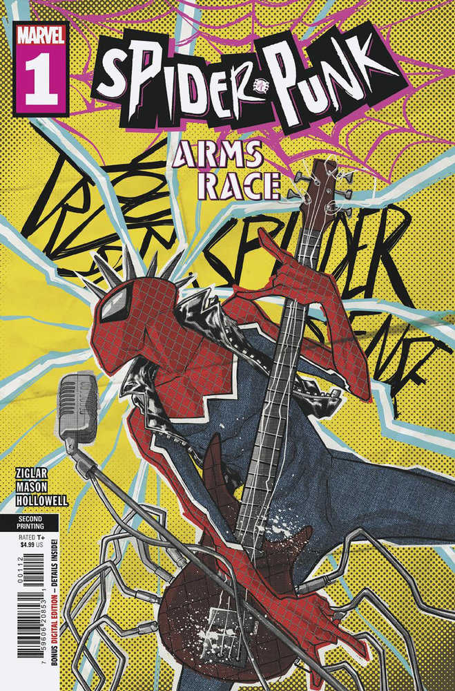 Spider-Punk: Arms Race #1 David Baldeon 2nd Print Variant – Comics
