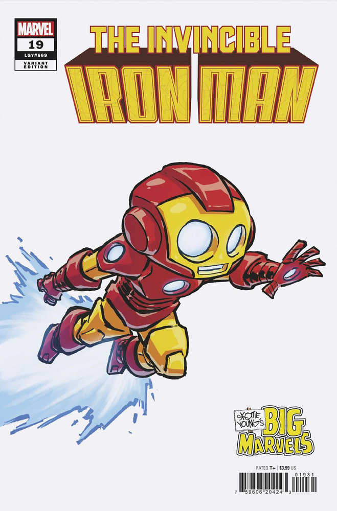 Invincible Iron Man #19 Skottie Young's Big Marvel Variant