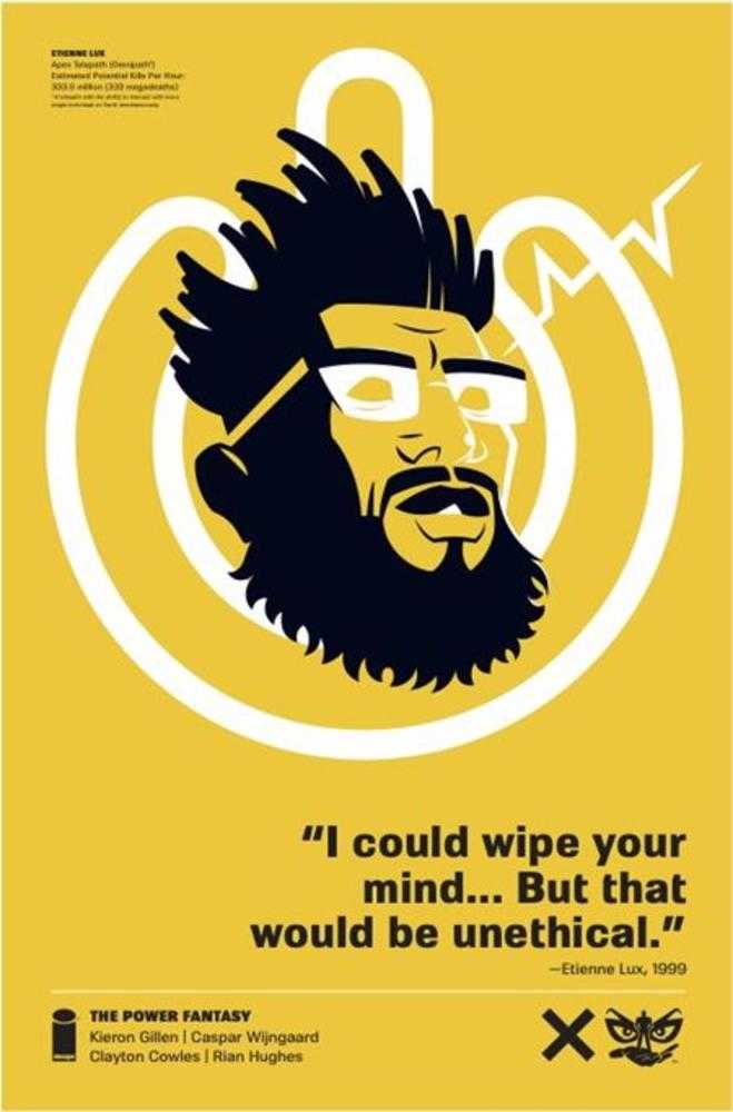 Power Fantasy #1 Cover C 1 in 50 Rian Hughes Variant