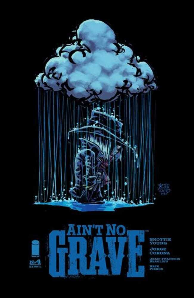 Aint No Grave #4 (Of 5) Cover B 1 in 25 Skottie Young Variant (Mature)