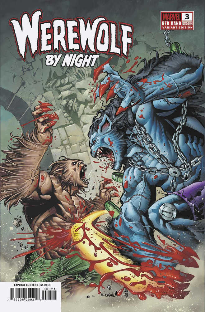 Werewolf By Night: Red Band #3 Sergio Davila Variant [Polybagged
