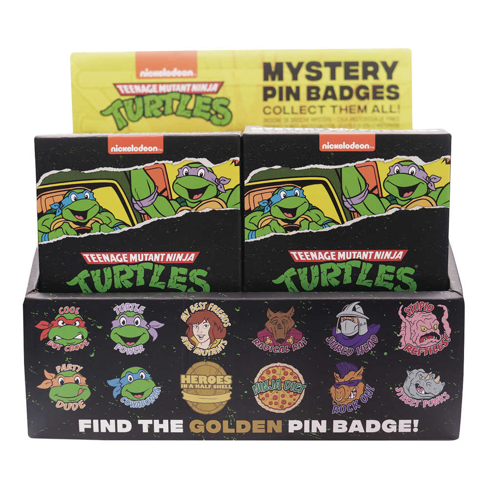 Fanattik Teenage Mutant Ninja Turtles Mystery Mini Pin 12pc Bmb Display