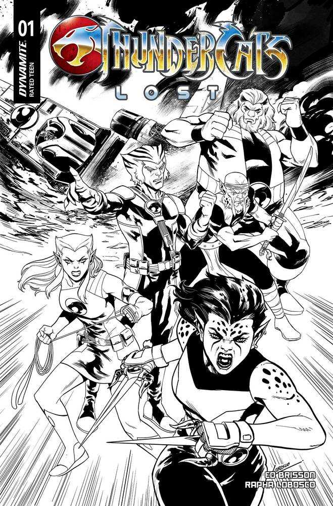 Thundercats Lost #1 Cover U 7 Copy Foc Variant Edition Lobosco Line Art (