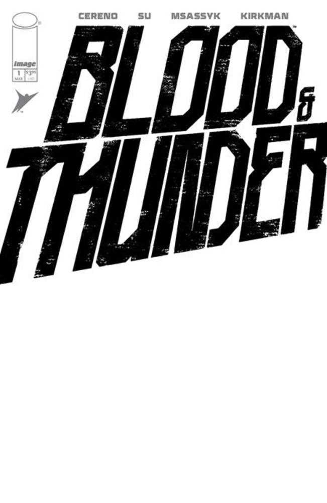 Blood & Thunder #1 Cover F Blank Sketch Variant (Mature)