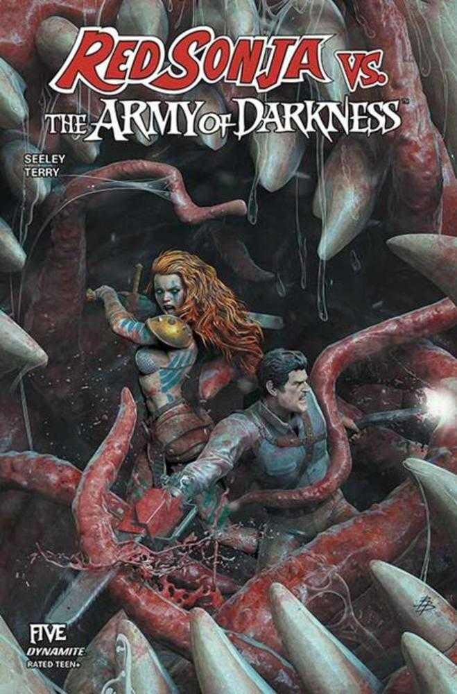 Red Sonja vs Army Of Darkness #5 Cover A Bjorn Barends