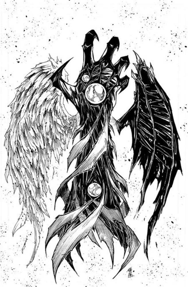 Witchblade #13 Cover D 1 in 10 Giuseppe Cafaro Black & White Full Art Variant