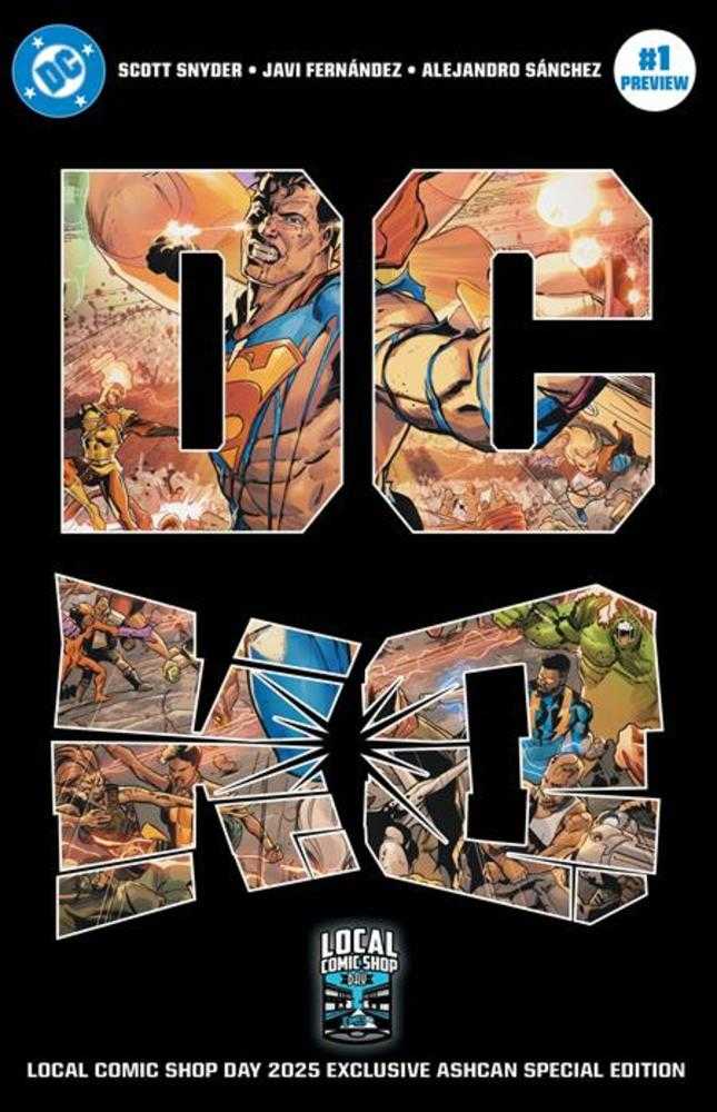 DC K.O. Ashcan #1 2025 Local Comic Shop Day Exclusive Cover B Javi Fernandez Foil Variant