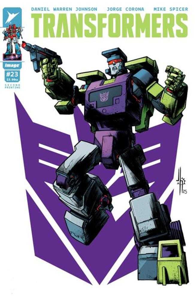 Transformers #23 2nd Printing Cover A Jason Howard Decepticon