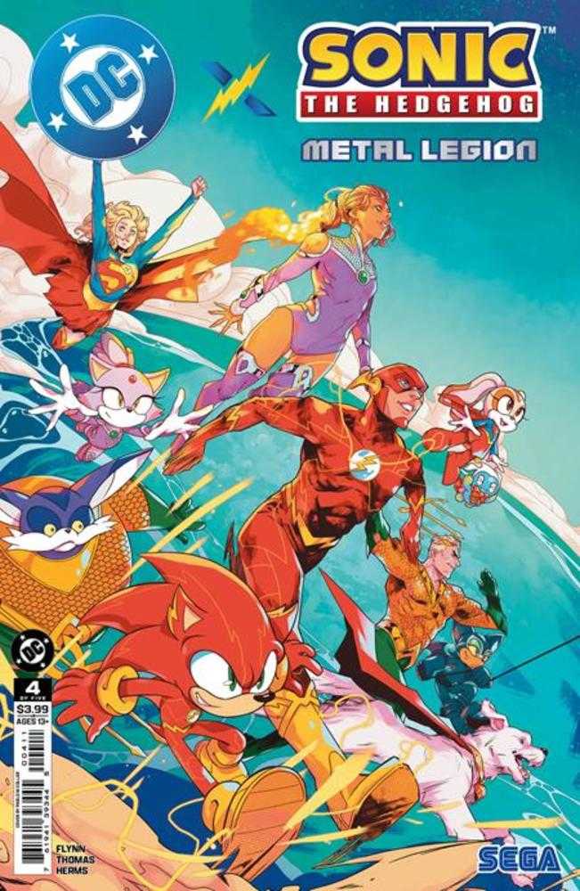 DC X Sonic The Hedgehog Metal Legion #4 (Of 5) Cover A Pablo M Collar