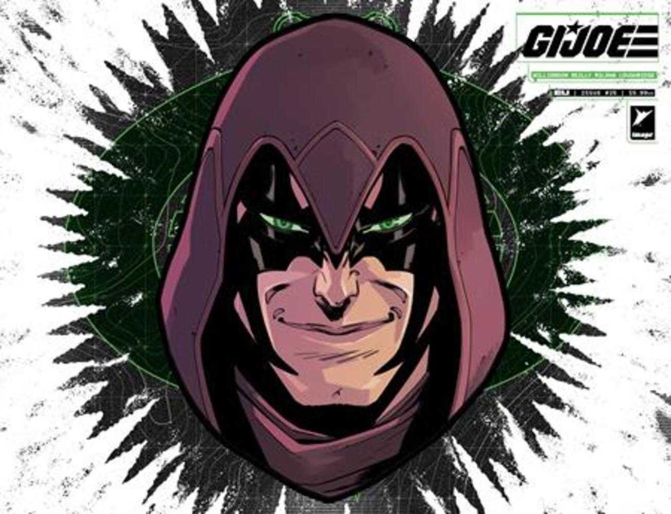 G.I. Joe #25 Cover J Andrea Milana & Andres Juarez Die Cut Mask Variant