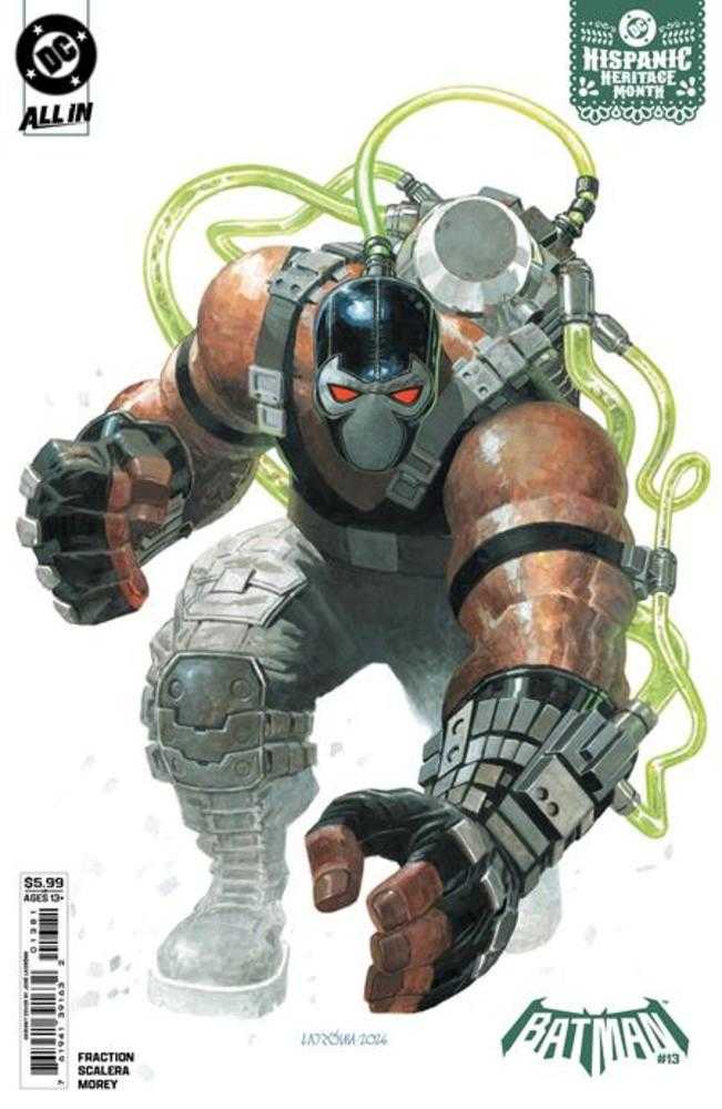 Batman #13 Cover G Jose Ladronn Hispanic Heritage Month Card Stock Variant (Batman Bad Seeds)