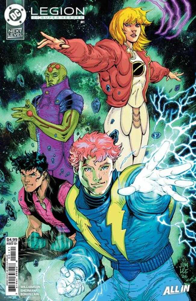 Legion Of Super Heroes #1 Cover B Jim Lee Card Stock Variant