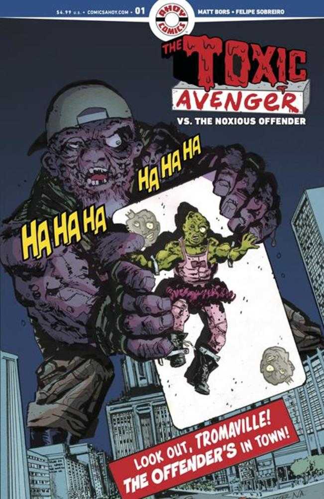 Toxic Avenger vs The Noxious Offender #1 (Of 5) Cover B 3 Copy Greg Scott Classic Covers Homage Unlock Variant (Mature)
