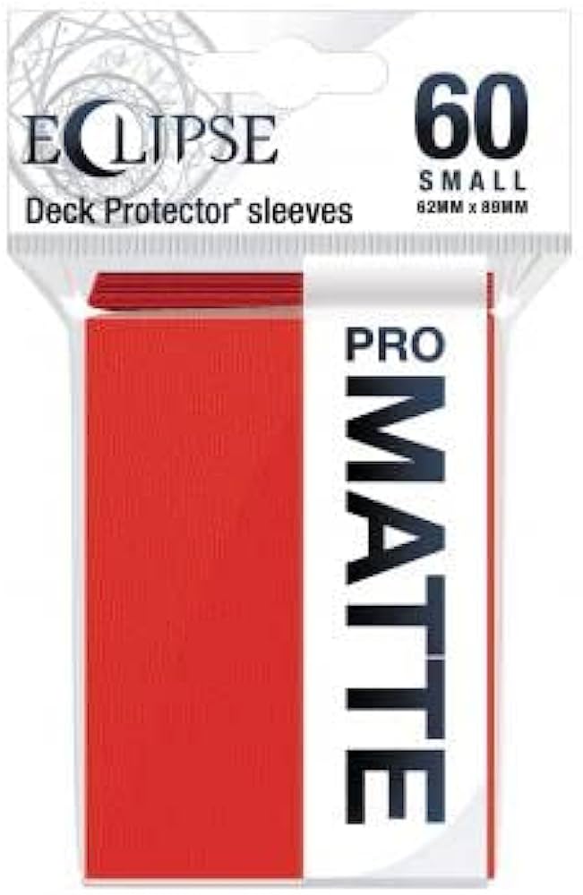 Ultra Pro Eclipse Sleeves, 60 small size Matte Red