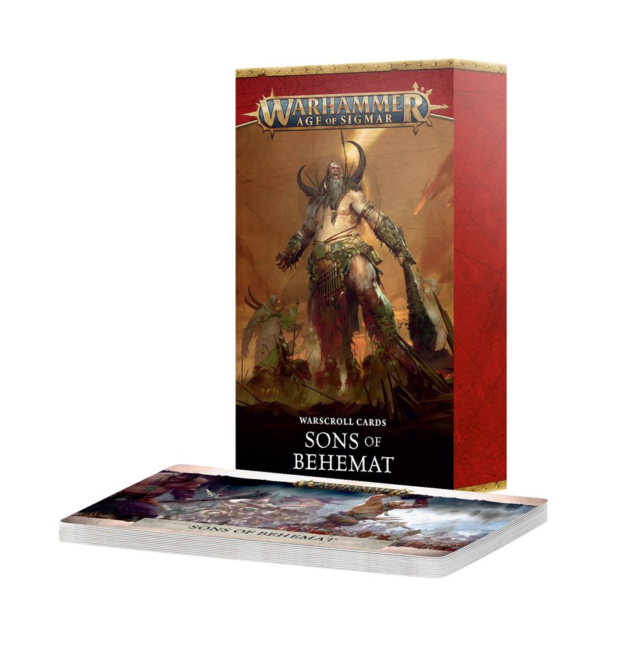 Sons of Behemat: Warscroll Cards (4th Ed)