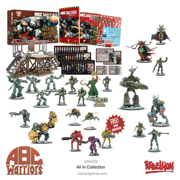 ABC Warriors: Increase The Peace Starter Game & Howard Quartz 'Mr Ten Per Cent' Special Miniature