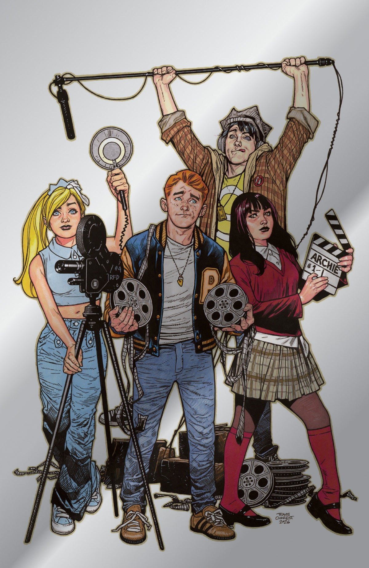 Archie #1 Cover W Travis Charest Local Comic Shop Day Foil Full Art Variant