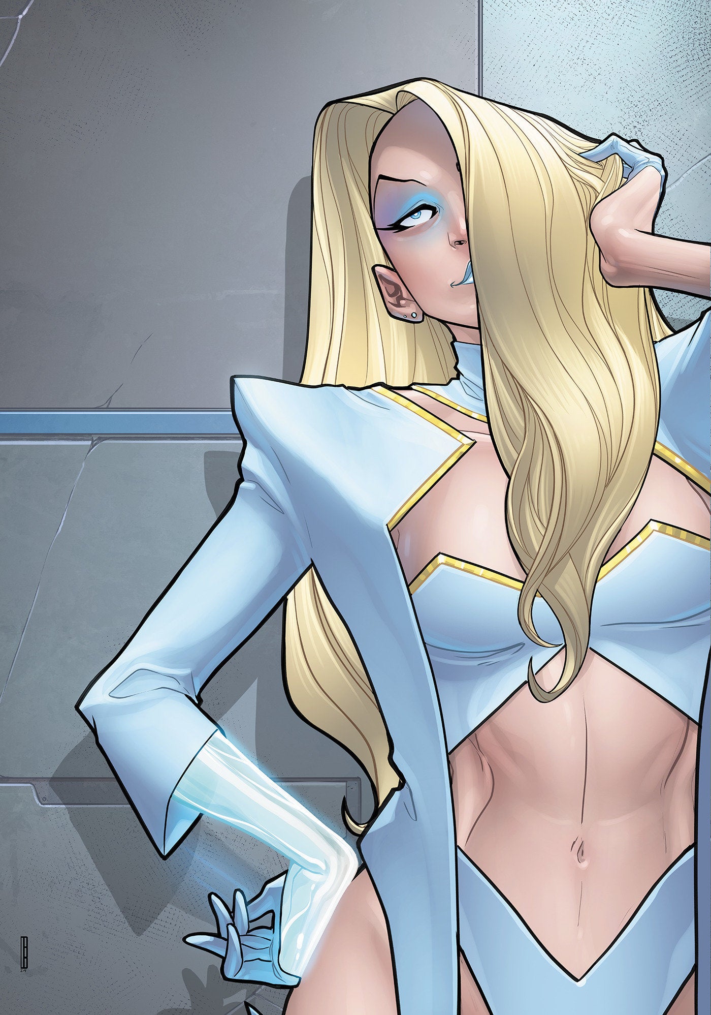 Exceptional X-Men #3 1:50 David Baldeón Emma Frost Virgin Variant