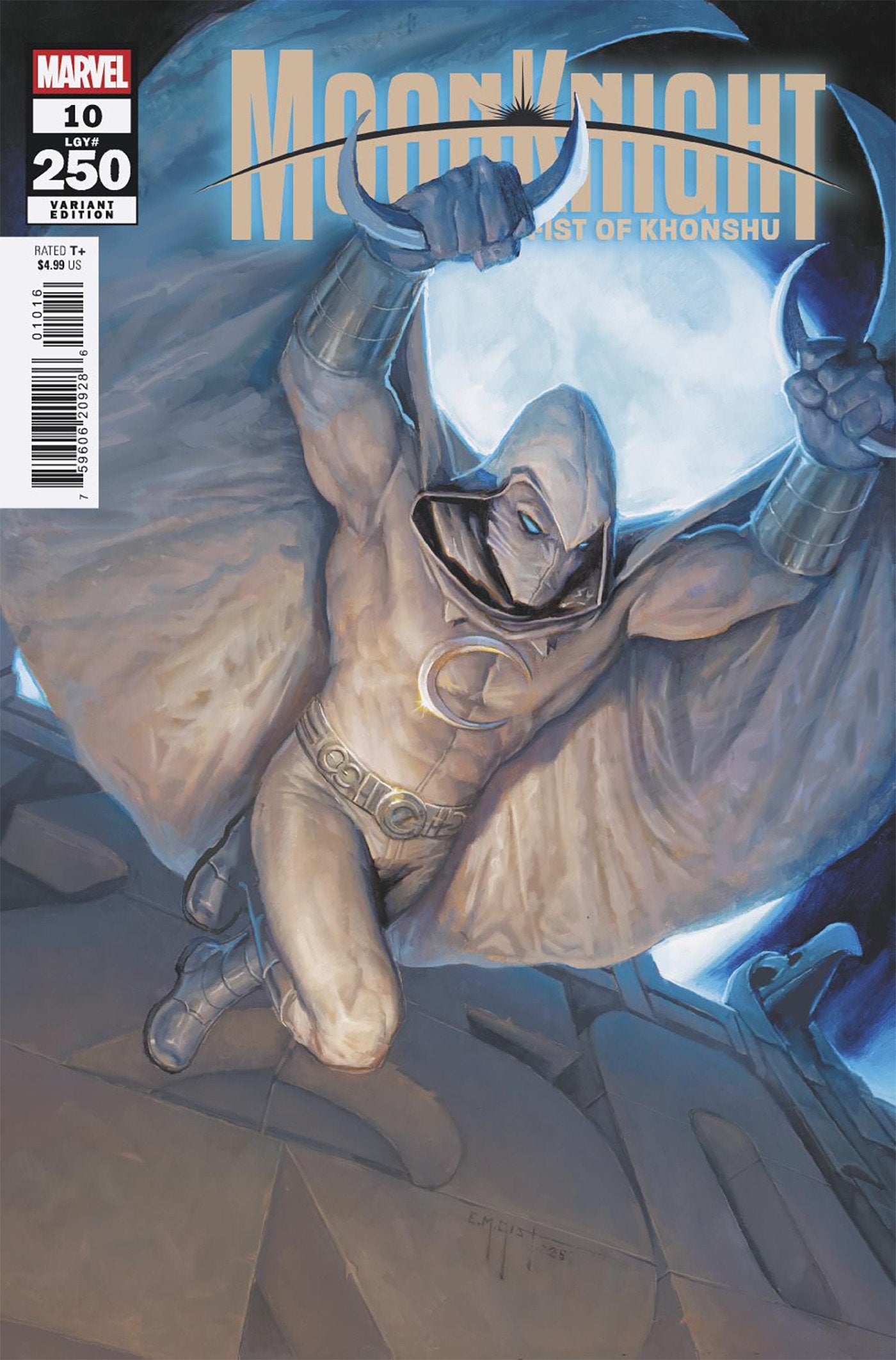 Moon Knight: Fist Of Khonshu #10 E.M. Gist Variant 1:25
