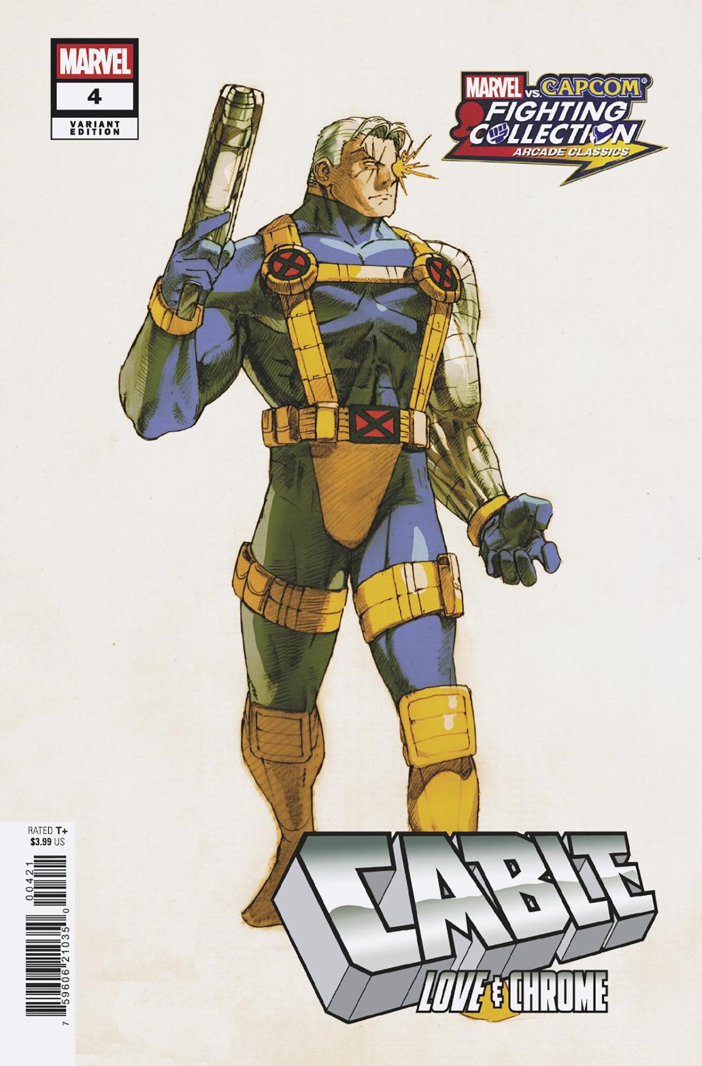 Cable: Love And Chrome #4 Bengus Marvel vs. Capcom Variant