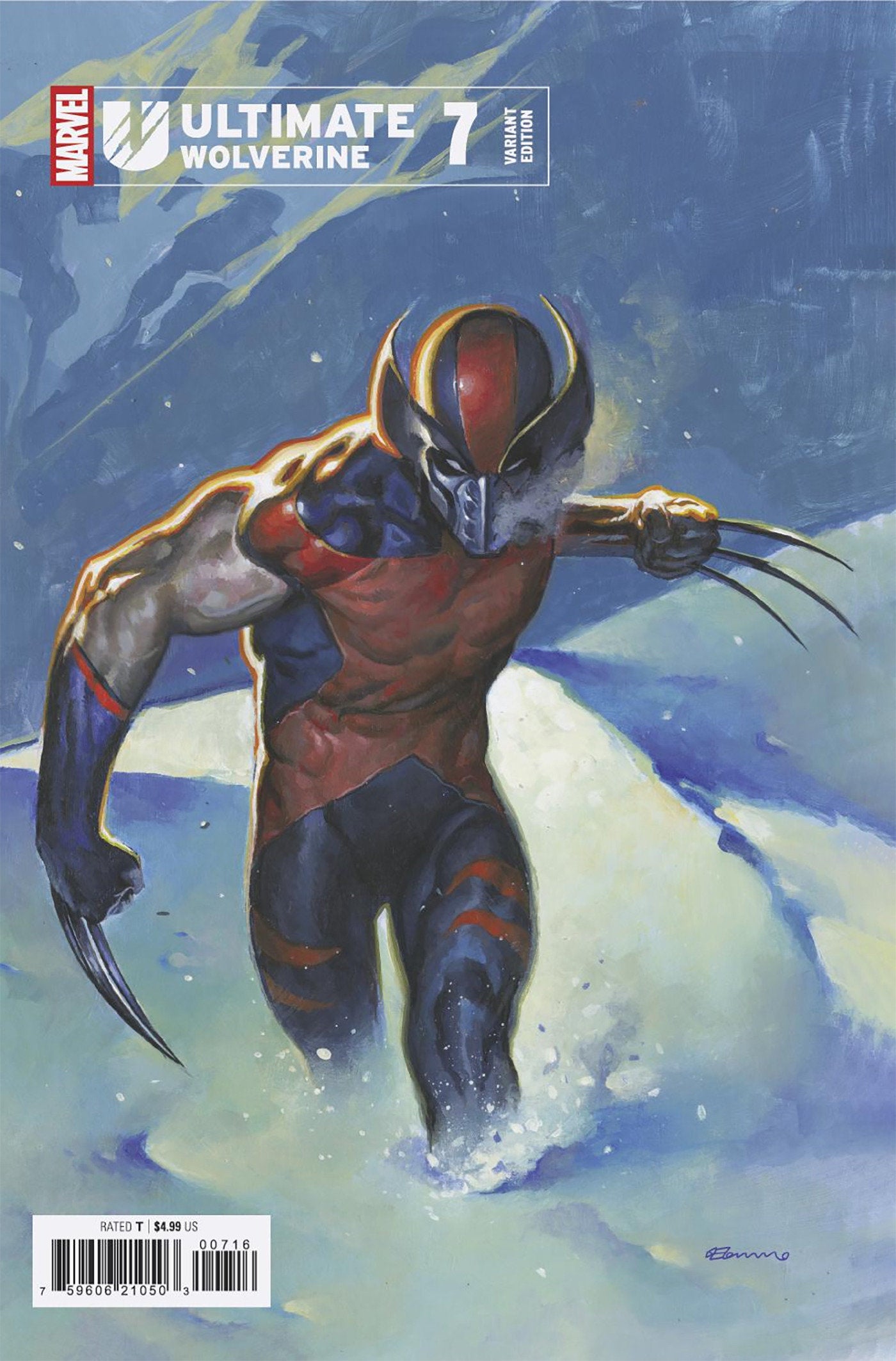 Ultimate Wolverine #7 25 COPYINCV FABRIZIO DE TOMMASO VAR