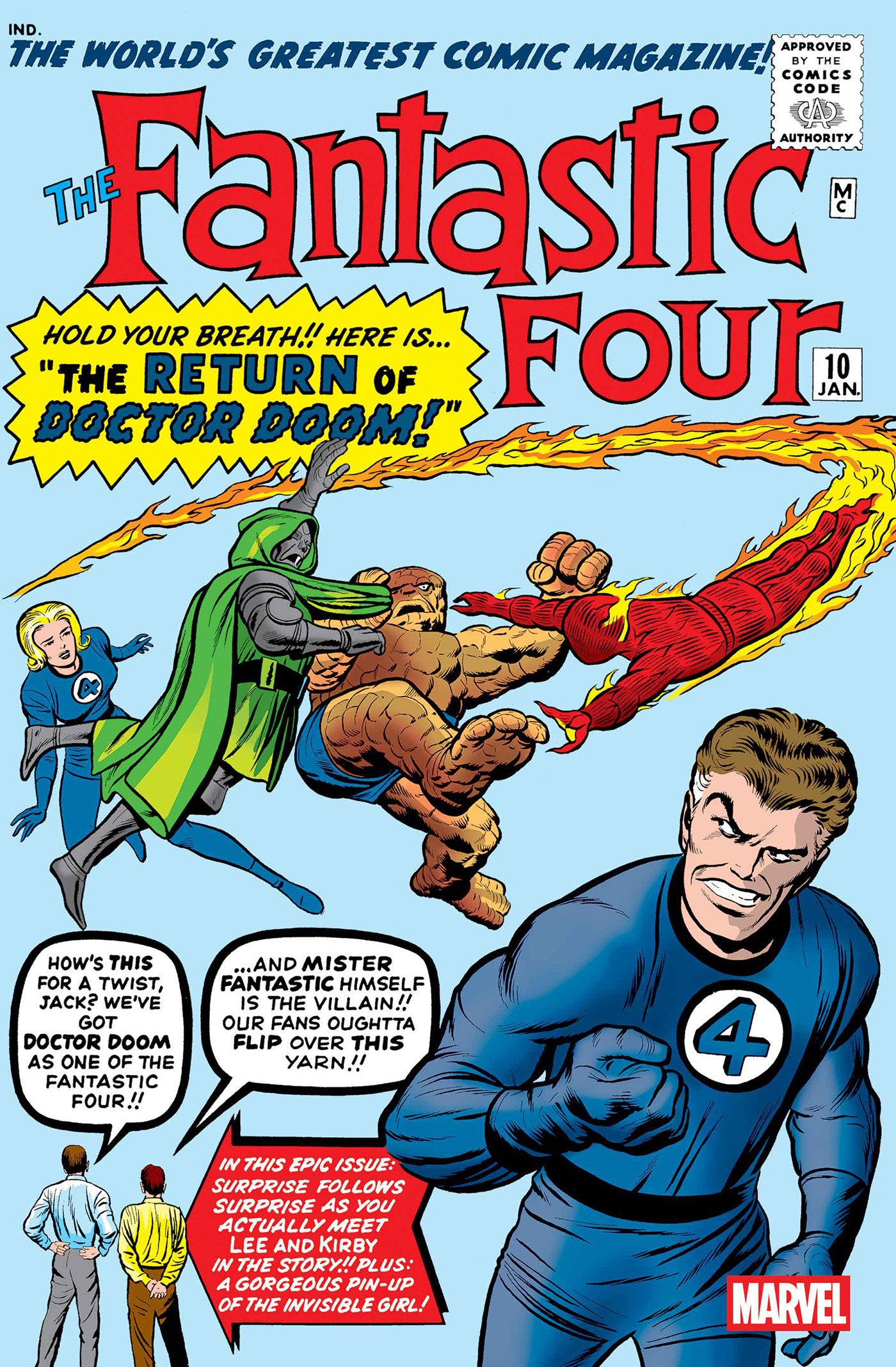 Fantastic Four #10 Facsimile Edition Foil Variant