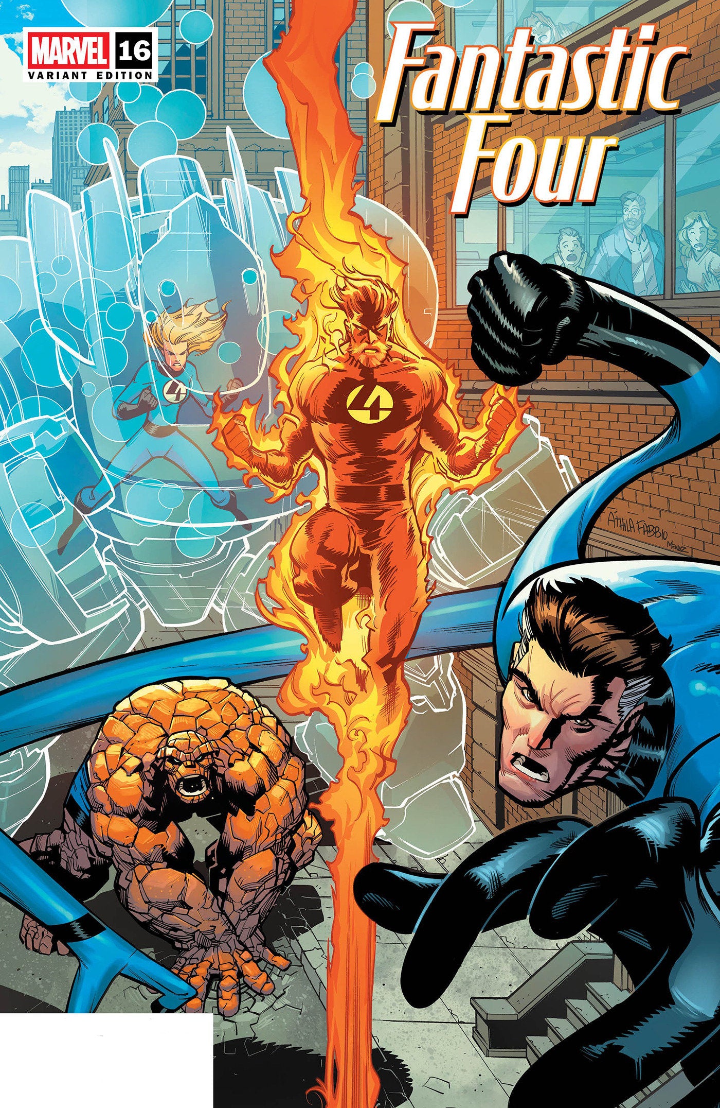 Fantastic Four #16 Athila Fabbio Variant 1:25