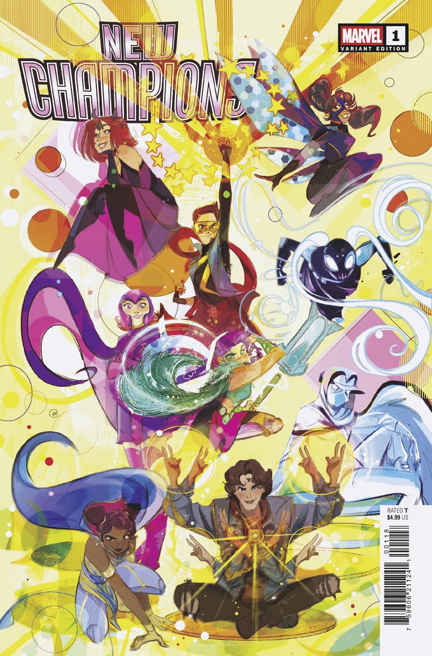 New Champions #1 25 Copy Variant Edition Nicoletta Baldari Variant
