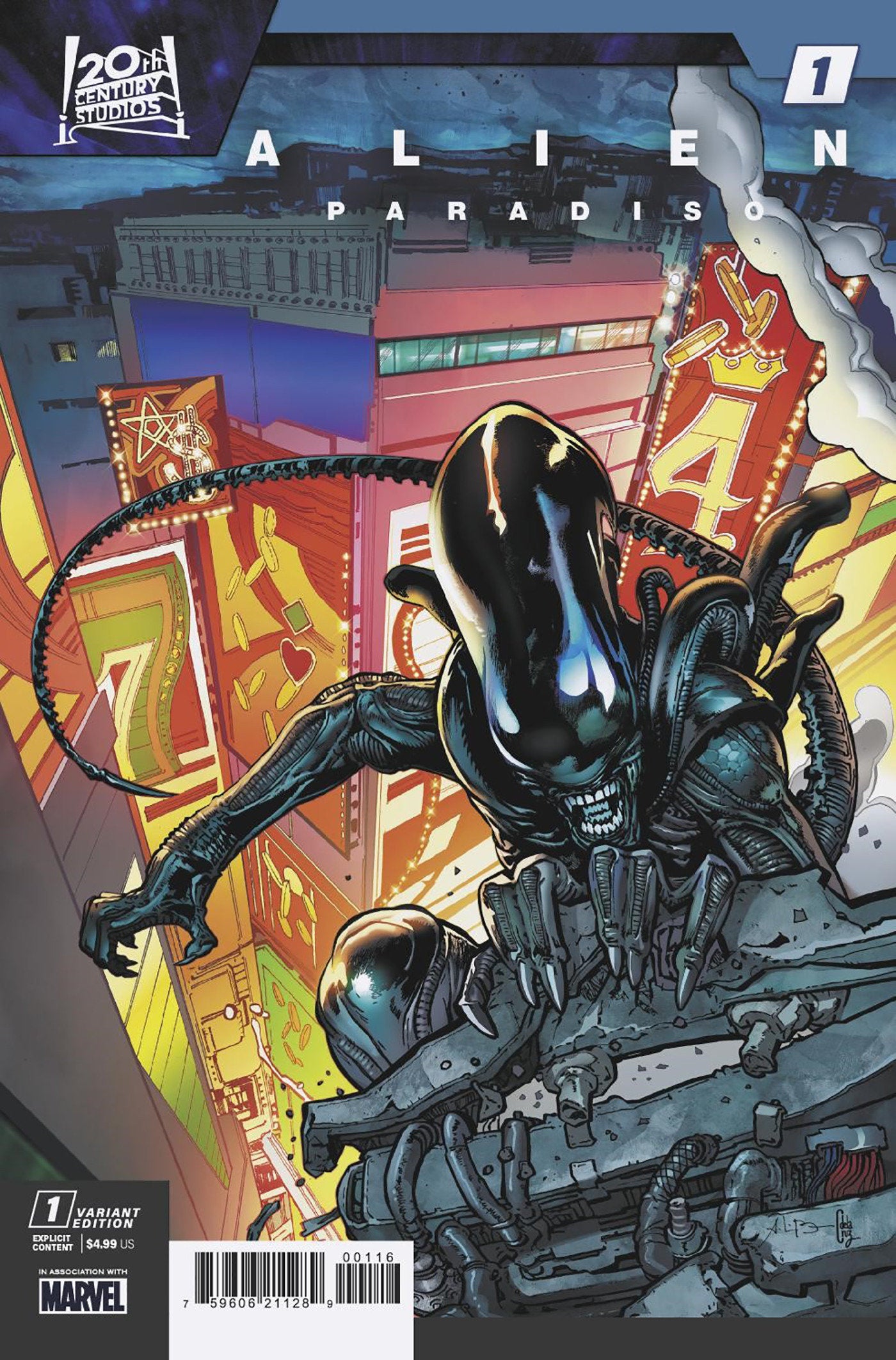 Alien Paradiso #1 (Of 5) 25 Copy Variant Edition Andrei Bressan Variant