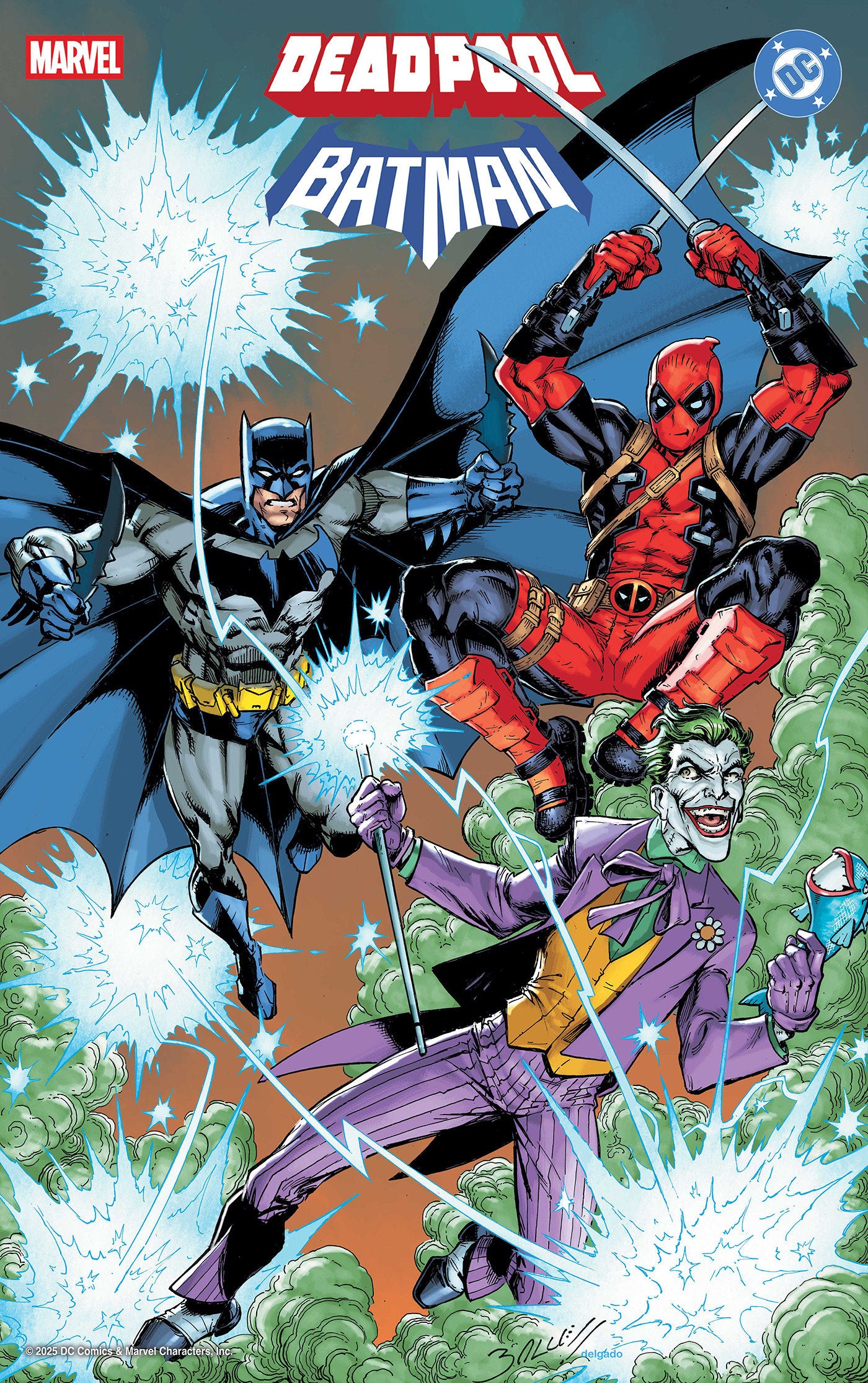 Marvel/DC: Deadpool/Batman #1 Mark Bagley Foil Variant – Comics