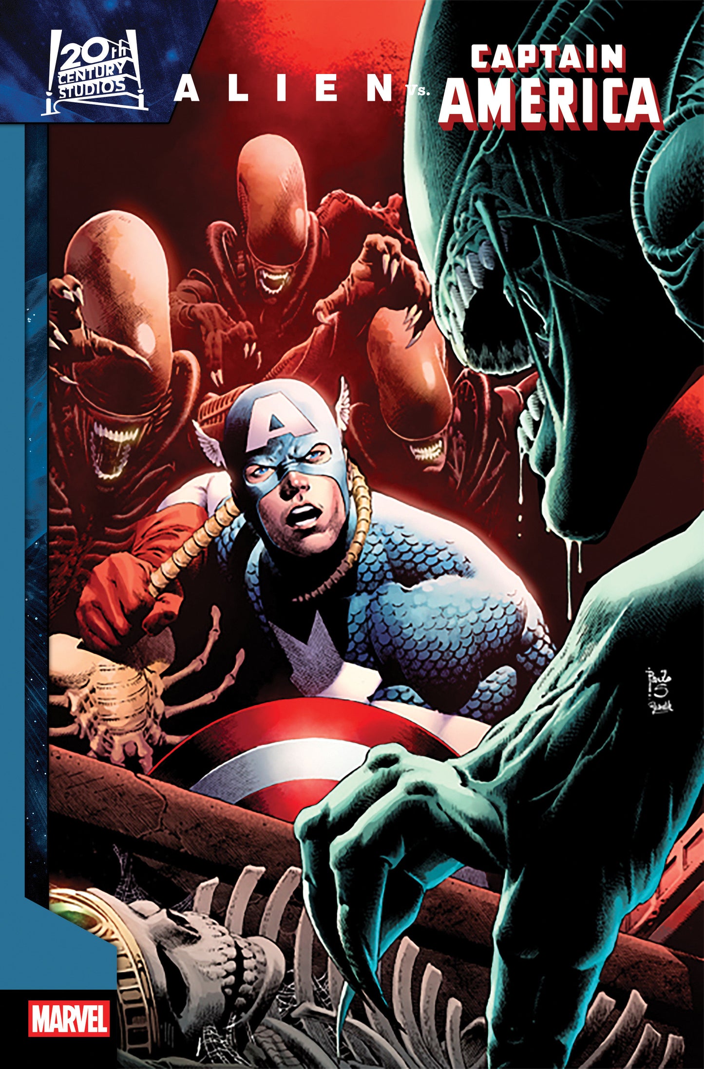 Alien vs. Captain America #1 Paulo Siqueira Variant 1:25