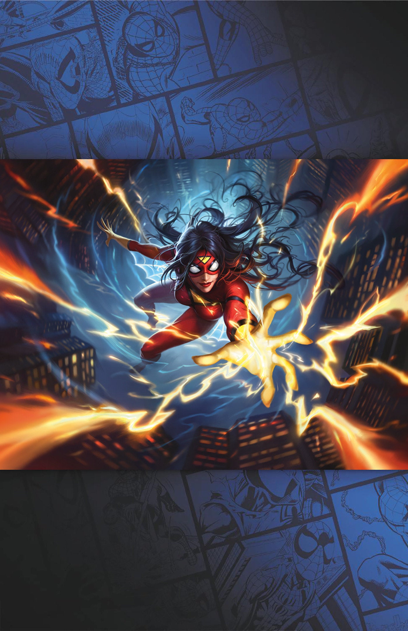 Amazing Spider-Man: Spider Versity #2 Justyna Dura Magic: The Gathering Full Art Variant 1:50