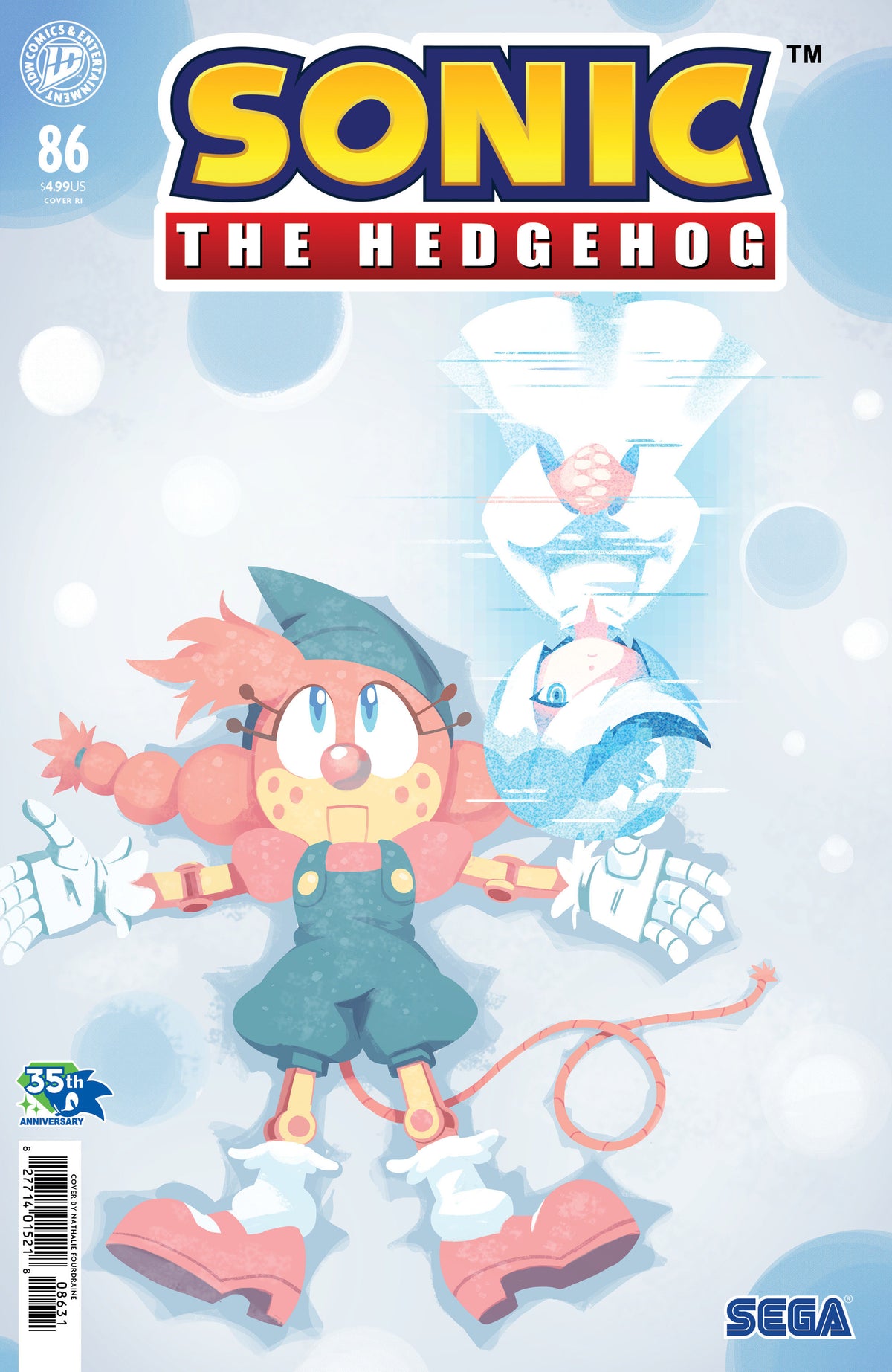 Sonic The Hedgehog #86 Variant Ri (15) (Fourdraine)