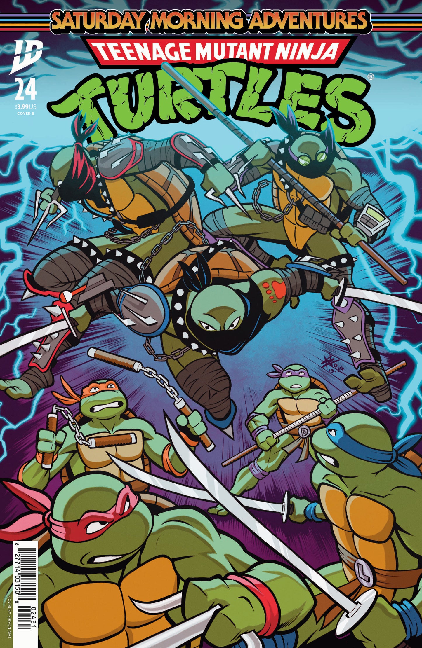Teenage Mutant Ninja Turtles Saturday Morning Adventure #24 Cover B Neo