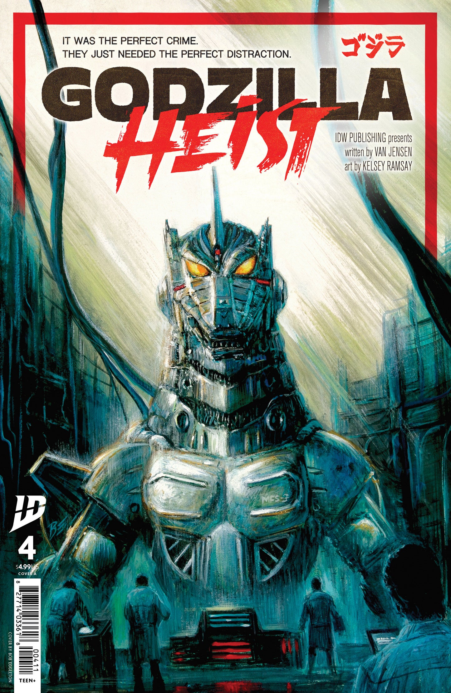 Godzilla: Heist #4 Cover A (Eggleton)