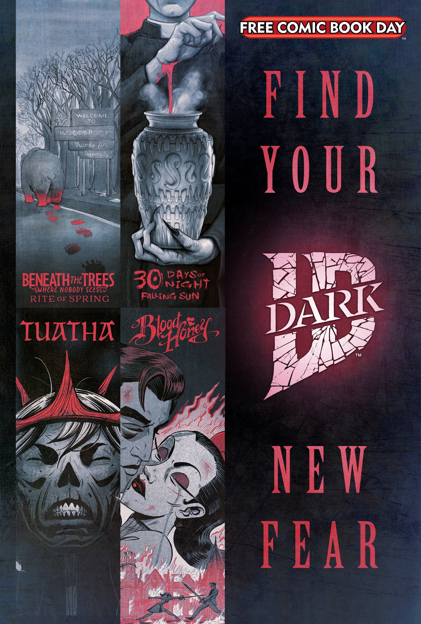 Free Comic Book Day 2025 Idw Dark Find Your New Fear (MR)