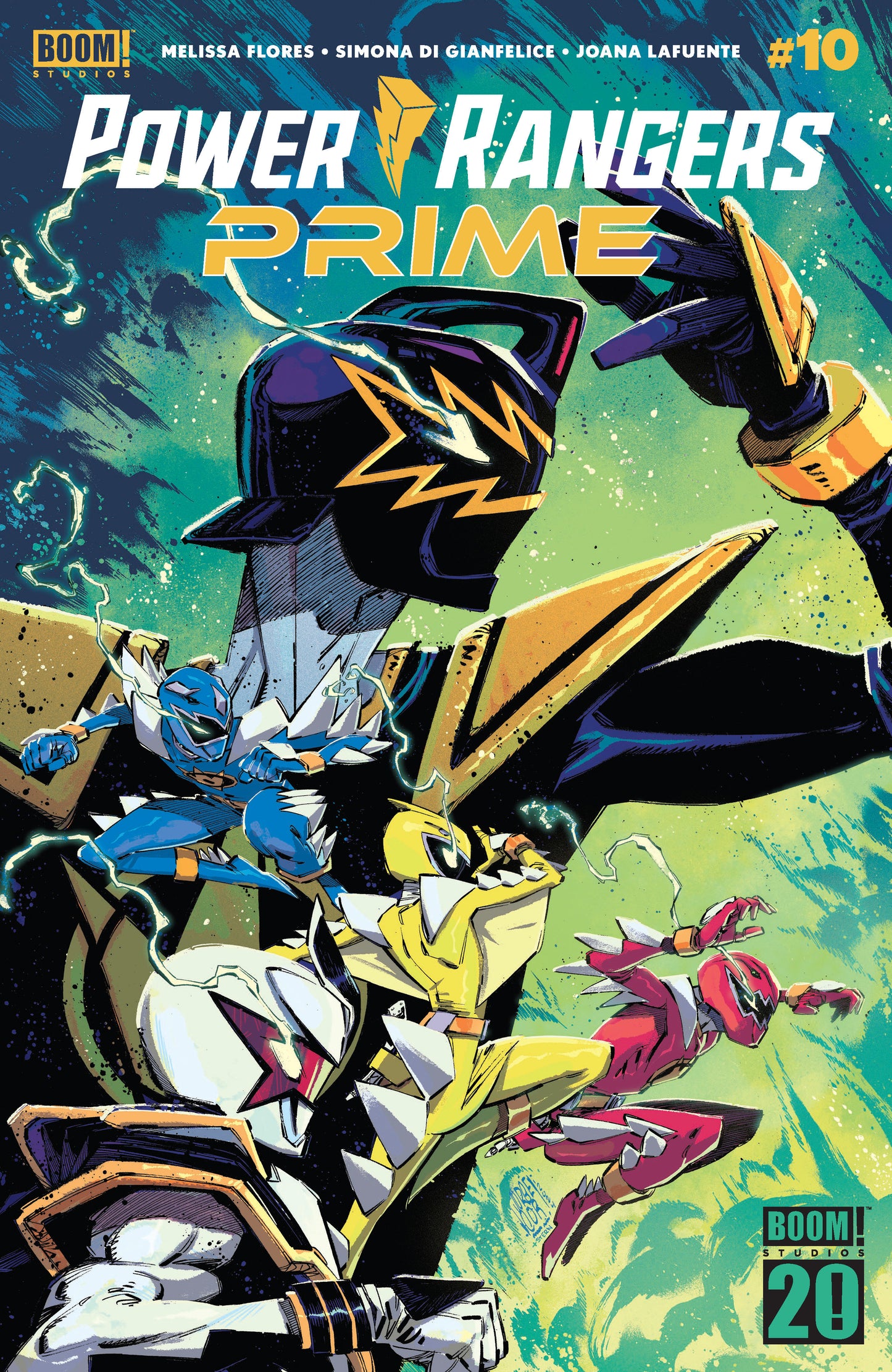 Power Rangers Prime #10 D 1 in 10 Variant Edition (Full Art, Corona)