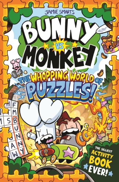 Bunny vs Monkey: The Whopping World of Puzzles (Paperback)