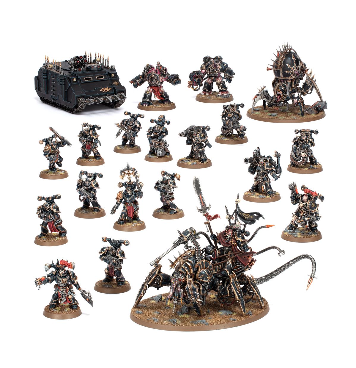 Chaos Spaces Marines: Hellforged Warband