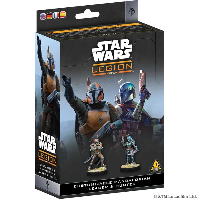Star Wars Legion - Customisable Mandalorian Leader & Hunter