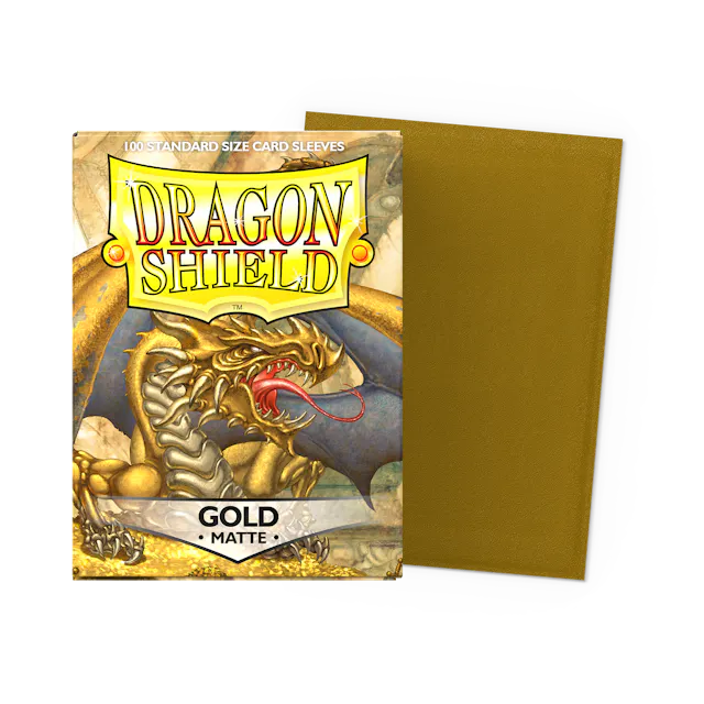 Dragon Shield – Matte Gold (100)