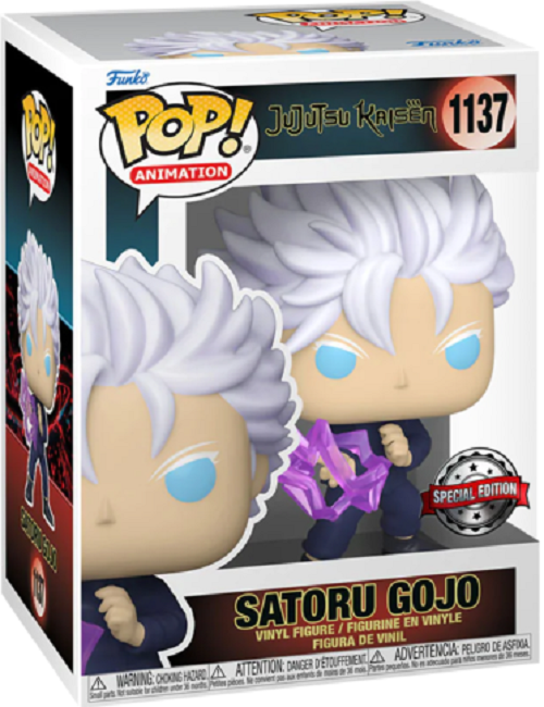 Jujutsu Kaisen: Pop! Animation Vinyl Figure: Satoru Gojo Purple Hollow Exclusive