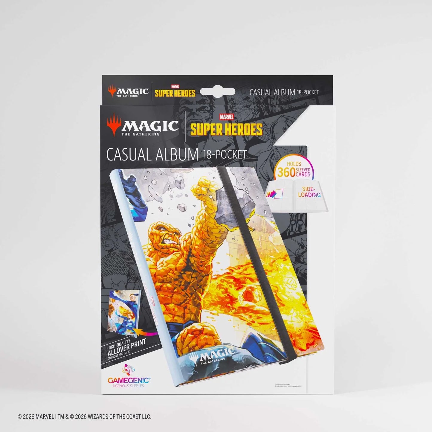 Gamegenic Magic: The Gathering Marvel Super Heroes Casual Album 18-Pocket - The Fantastic Four