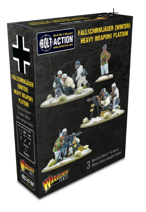 Bolt Action: Fallschirmjager (winter) Heavy Weapon Platoon